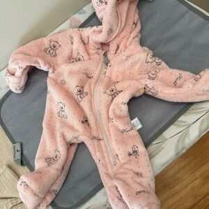 Cozy Pink Baby One Piece